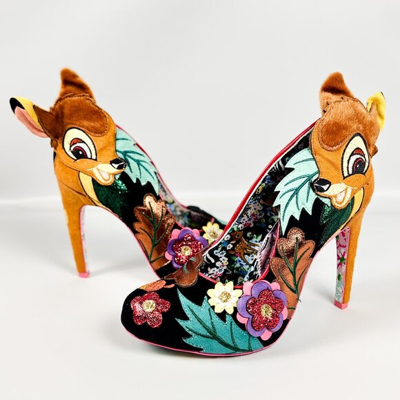 Irregular Choice x Disney Bambi Prince of the Forest Heels – Size 39 / UK 6 - Picture 3 of 8